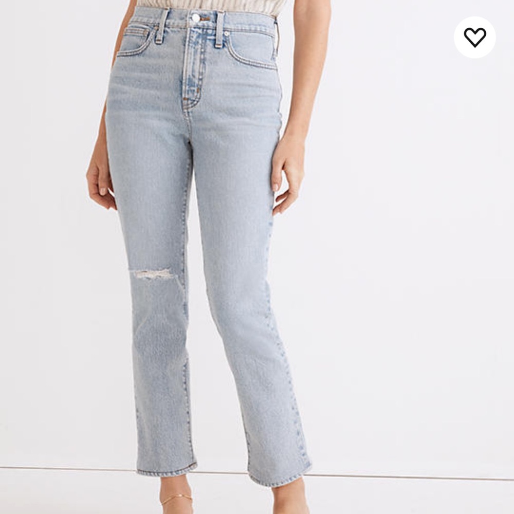 Madewell Jeans - the perfect vintage crop jean in sudbury wash size 31